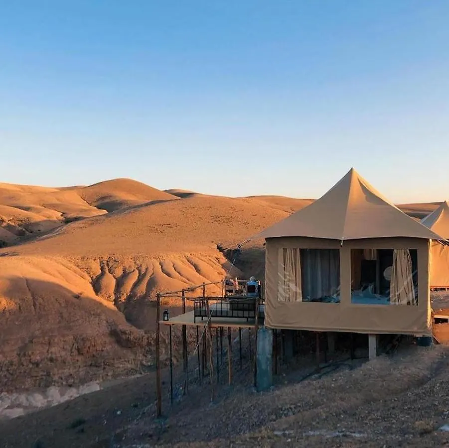 *** Luxury tent Agafay Luxury Camp Hotel Marrakesh Morocco